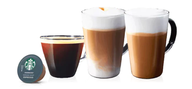 Koffiesmaken | Starbucks koffie NESCAFÉ Dolce Gusto header image