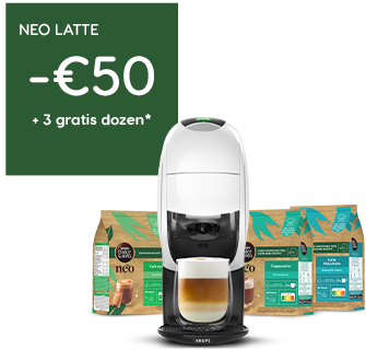Aanbieding NEO Latte machine Webshop | NESCAFÉ Dolce Gusto header image