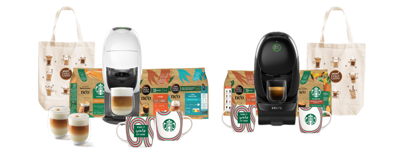 Ontdek onze giftingsets | NESCAFE Dolce Gusto header image