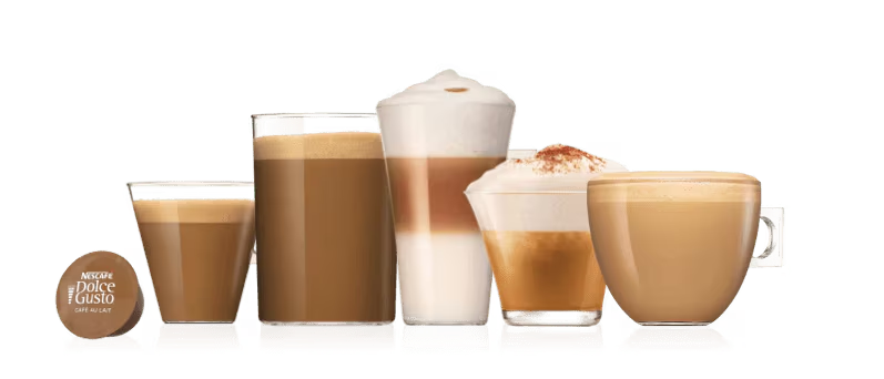 Koffiecapsules met melkcups | NESCAFÉ Dolce Gusto header image