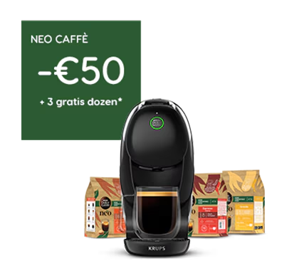 Aanbieding NEO Caffè machine Webshop | NESCAFÉ Dolce Gusto header image
