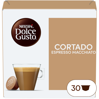 Doos van 30 NESCAF&Eacute; Dolce Gusto Cortado 30 Capsules capsules