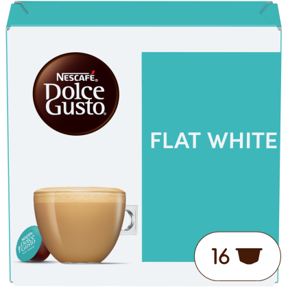 Doos van 16 NESCAF&Eacute; Dolce Gusto Flat White 16 Capsules capsules