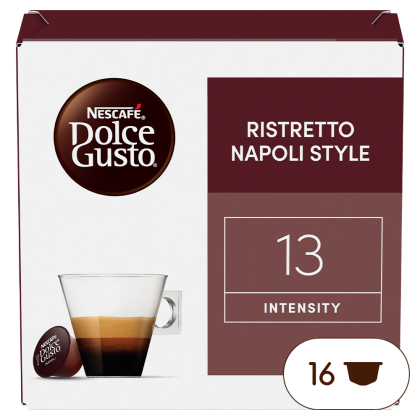 Doos van 16 NESCAF&Eacute; Dolce Gusto Ristretto Napoli 16 Capsules capsules