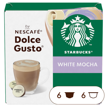 Doos van 12 NESCAF&Eacute; Dolce Gusto Starbucks&reg; White Mocha 12 Capsules capsules