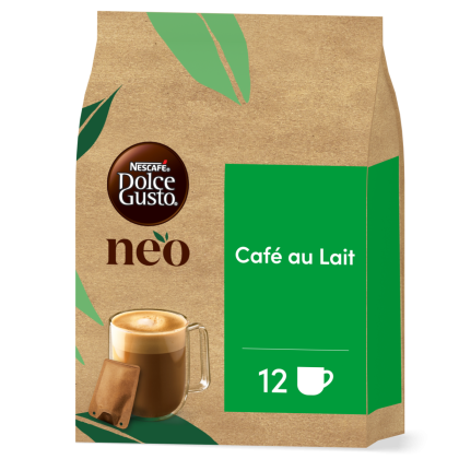 verpakking van NEO Caf&eacute; Au Lait sachets