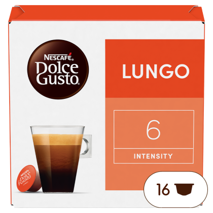 Doos van 16 NESCAF&Eacute; Dolce Gusto Lungo 16 Capsules capsules