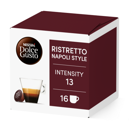 Doos van 16 NESCAF&Eacute; Dolce Gusto Ristretto Napoli 16 Capsules capsules
