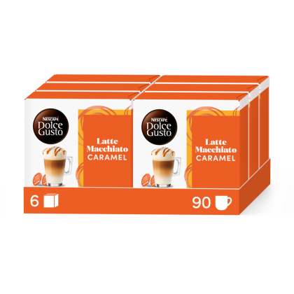 Voordeelverpakking Latte Macchiato Caramel 3x30 Capsules