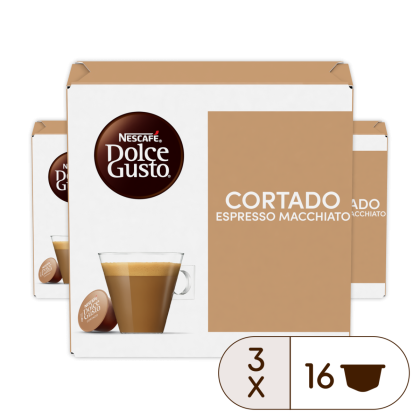 Voordeelverpakking Cortado 3x16 Capsules