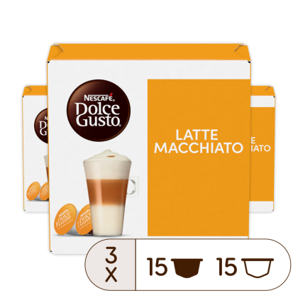 Pack Avantage Latte Macchiato 90 Capsules NESCAF&Eacute; Dolce Gusto