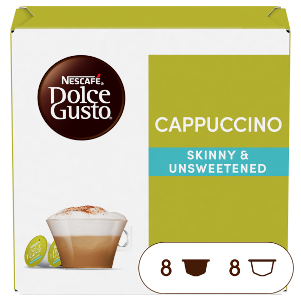 Doos van 16 NESCAFÉ Dolce Gusto Cappuccino Skinny 16 Capsules capsules