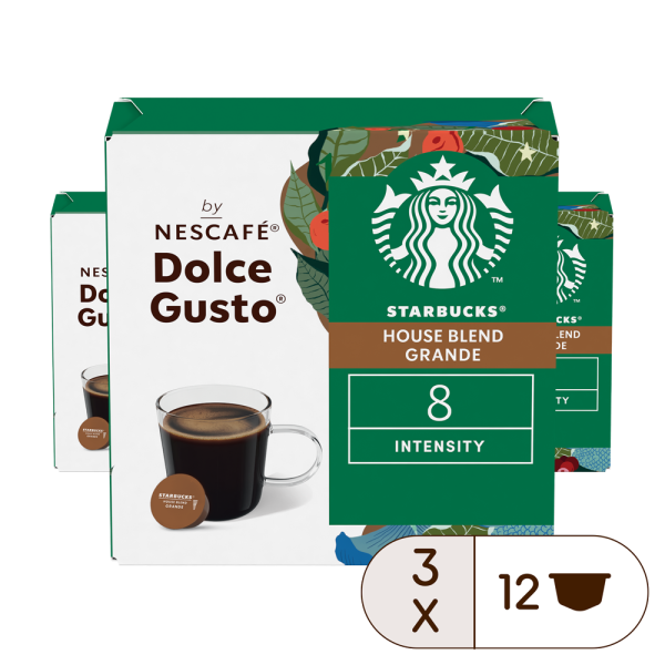 Voordeelverpakking Starbucks® House Blend 3x12 Capsules 