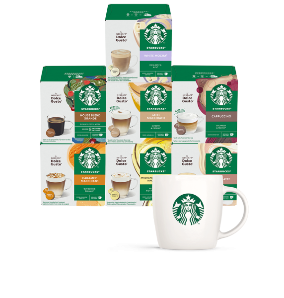 STARBUCKS® Proefpakket + Mug