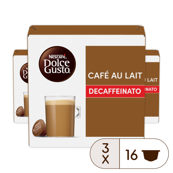 Pack Avantage Café au lait Decaffeinato 48 Capsules NESCAFÉ Dolce Gusto
