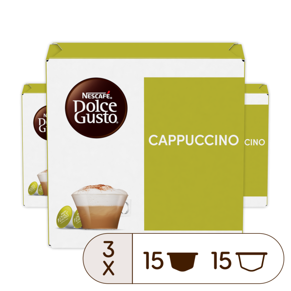 Pack Avantage Cappuccino 90 Capsules NESCAFÉ Dolce Gusto
