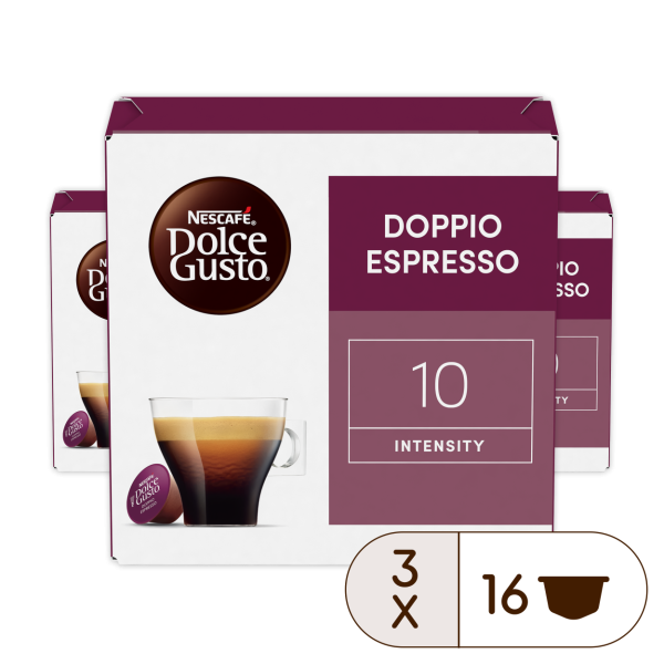 Voordeelverpakking Doppio Espresso 3x16 Capsules