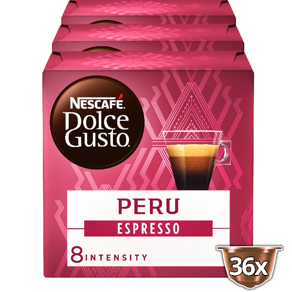 Pack Avantage Espresso Peru 36 Capsules NESCAFÉ Dolce Gusto
