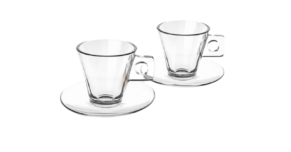 Espresso kopjes (glas) 2x