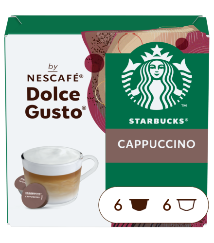 Doos van 12 NESCAF&Eacute; Dolce Gusto Starbucks&reg; Cappuccino 12 Capsules capsules