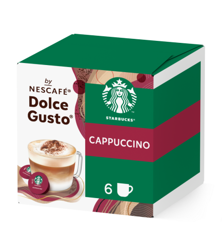 Doos van 12 NESCAF&Eacute; Dolce Gusto Starbucks&reg; Cappuccino 12 Capsules capsules