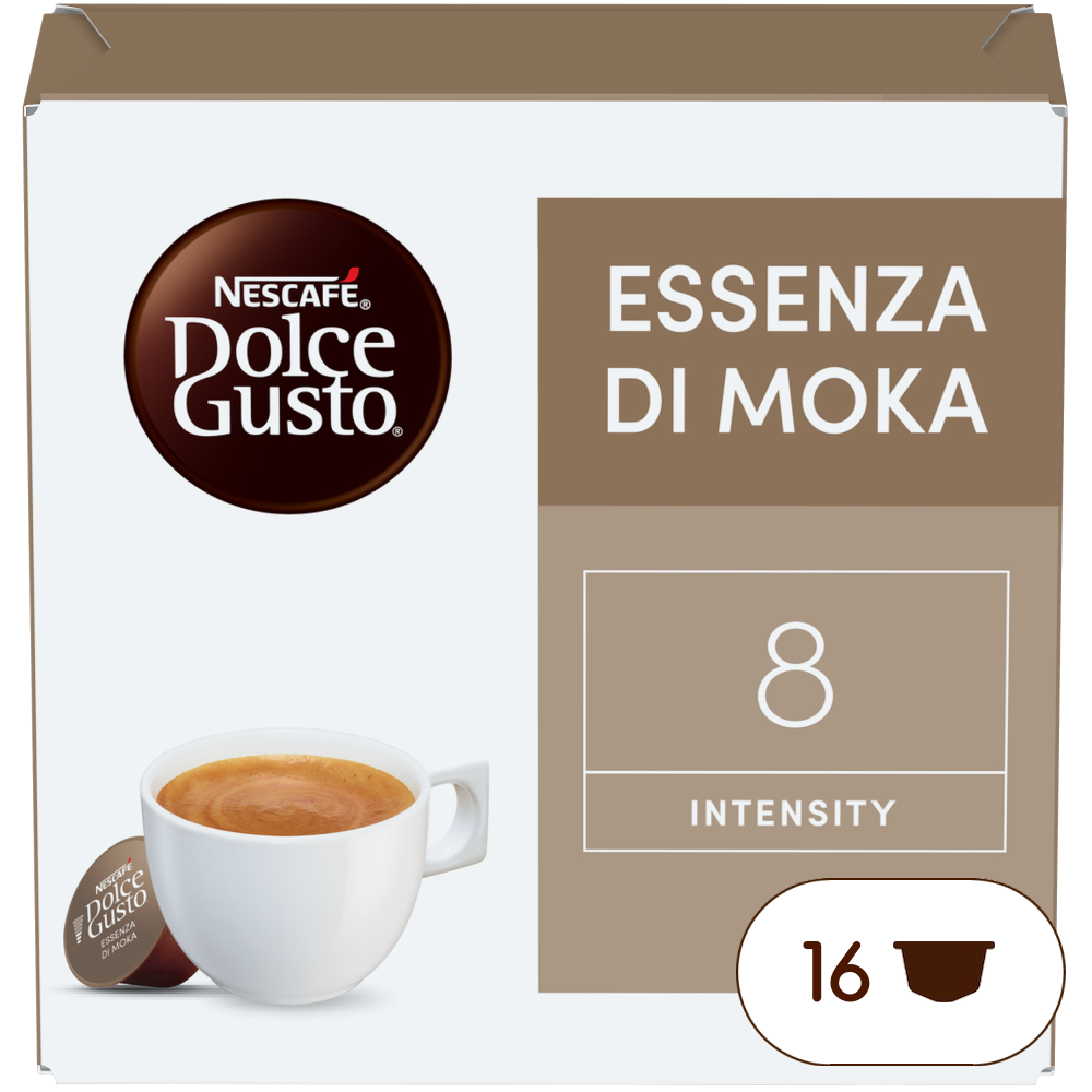 Doos van 16 NESCAFÉ Dolce Gusto Essenza di Moka 16 Capsules capsules