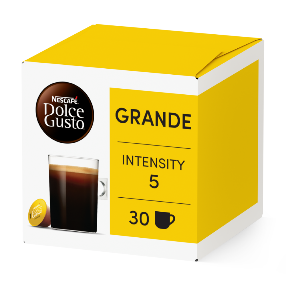Doos van 30 NESCAFÉ Dolce Gusto Grande 30 Capsules capsules