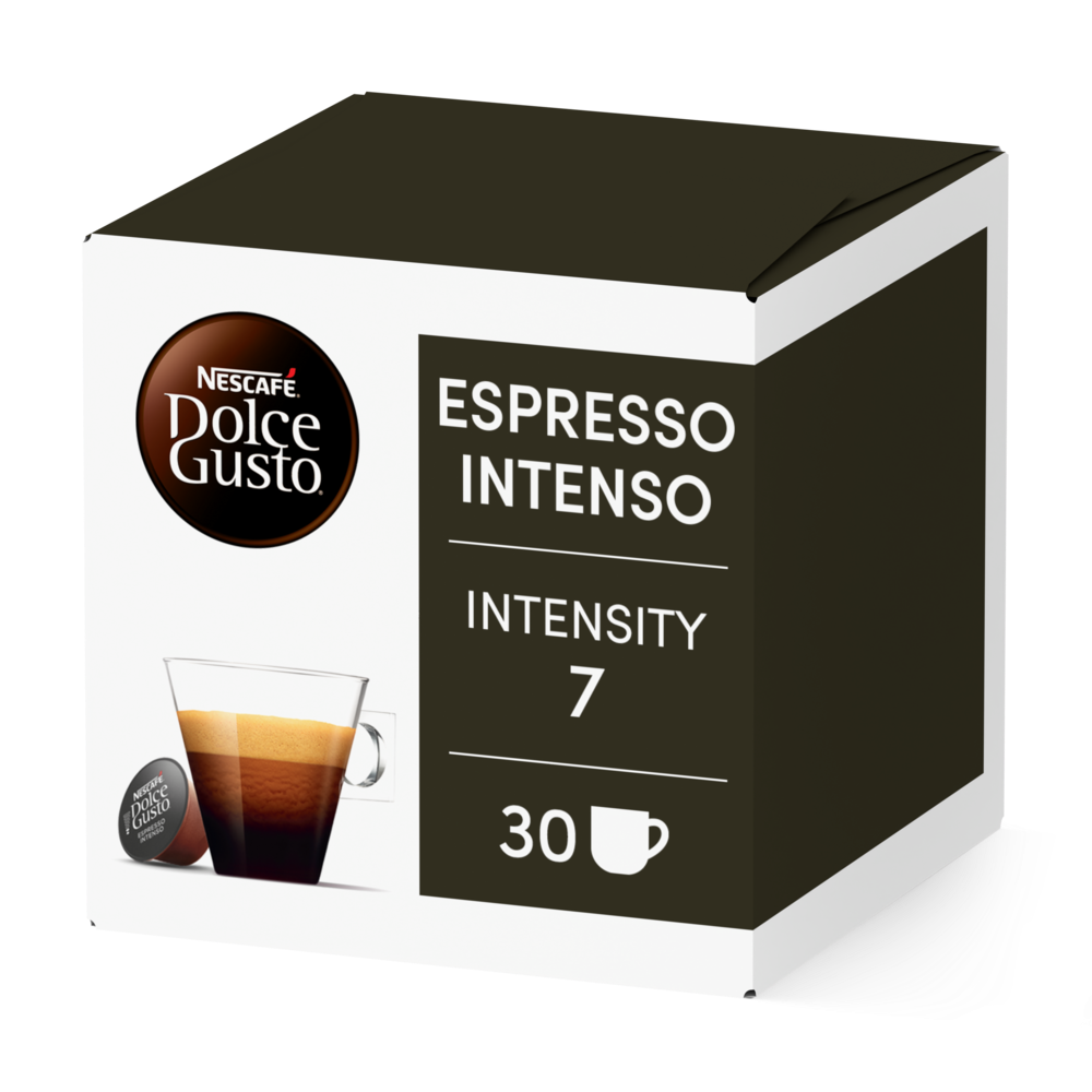 Doos van 30 NESCAFÉ Dolce Gusto Espresso Intenso 30 Capsules capsules