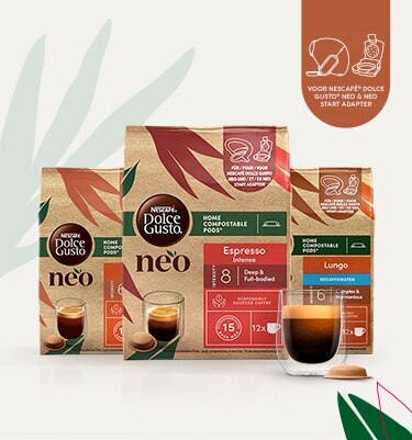 NESCAF&Eacute; Dolce Gusto Lungo en Espresso intense verpakkingen