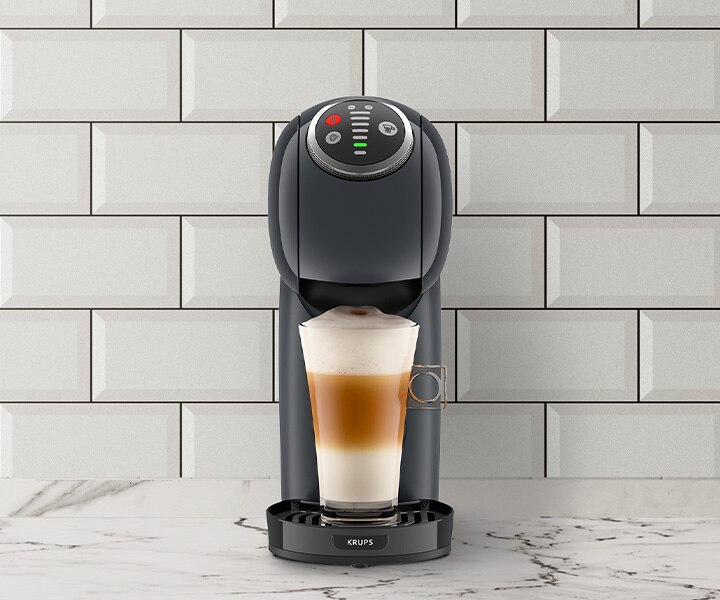 NESCAF&Eacute; Dolce Gusto Genio S Plus Automatisch Cosmic Grey koffiemachine - close up
