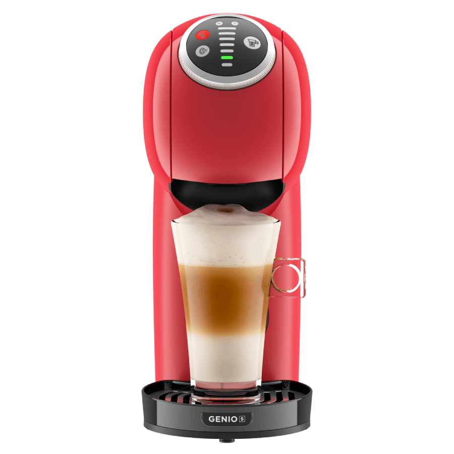Alle functies van de NESCAF&Eacute; Dolce Gusto Genio S Plus Rood Automatisch Van Krups&reg; koffiemachine