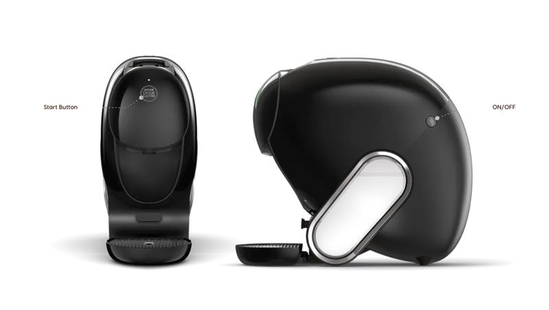 Startknop bij NEO koffiemachine