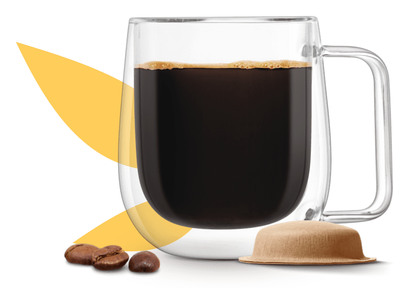 kop koffie naast een NEO pad