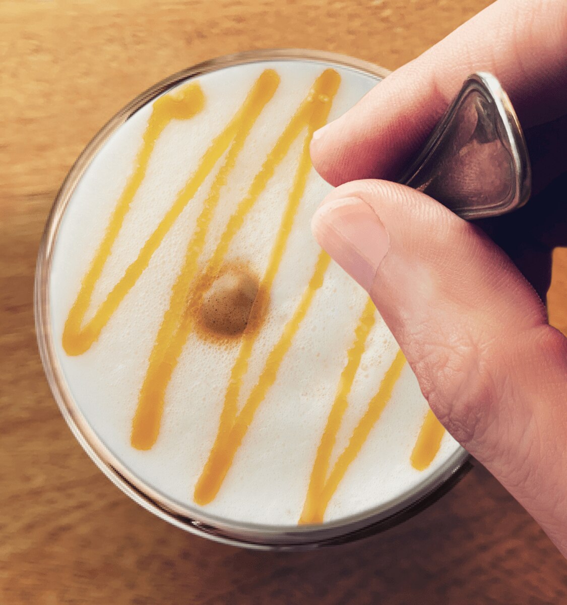 tas met Caramel Macchiato