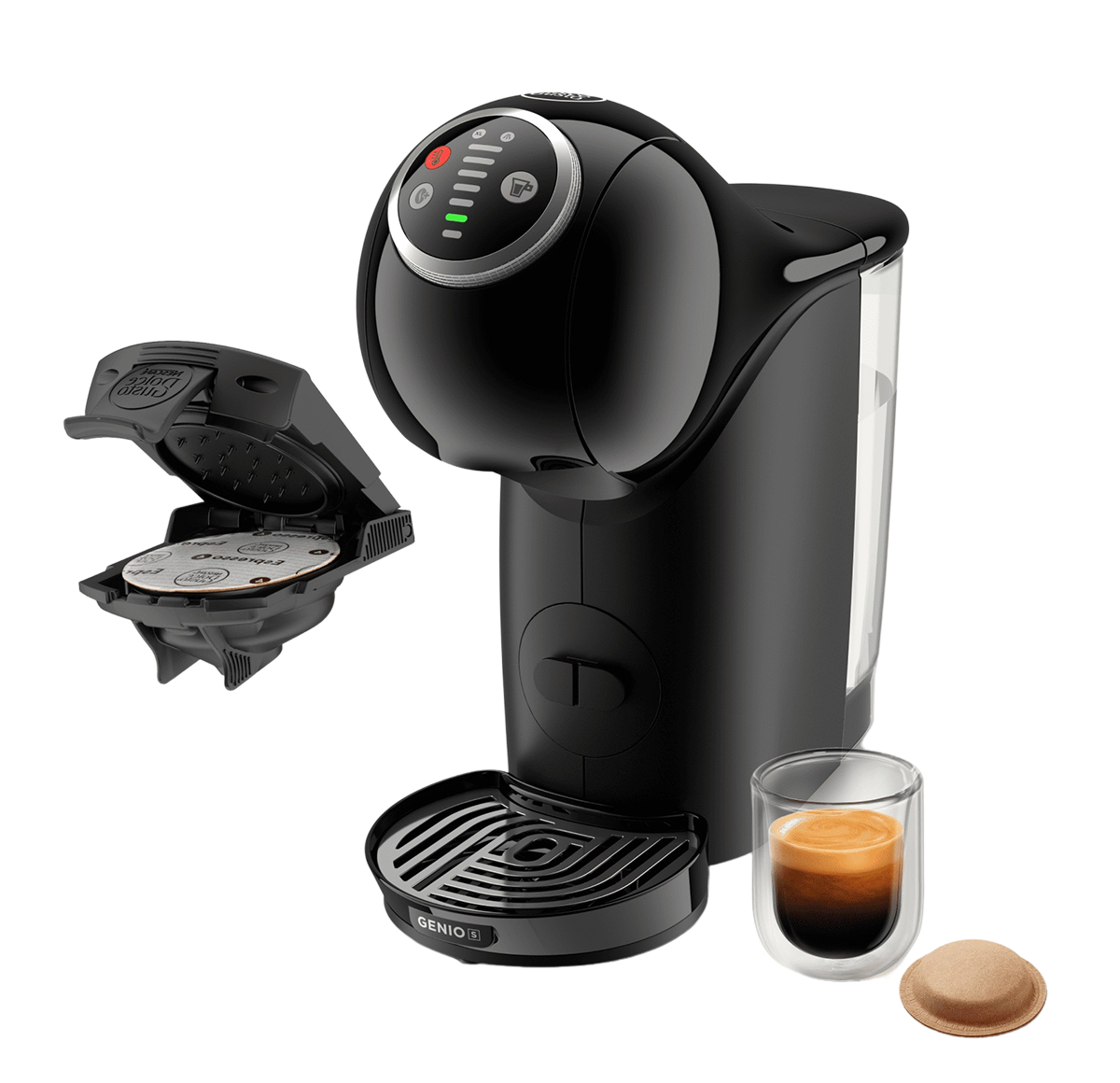NESCAF&Eacute; Dolce Gusto-machine met de NEO Start Adapter en koffiekopjes