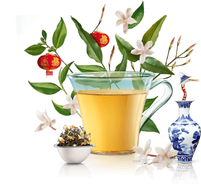 Th&eacute; vert Jasmine Flower